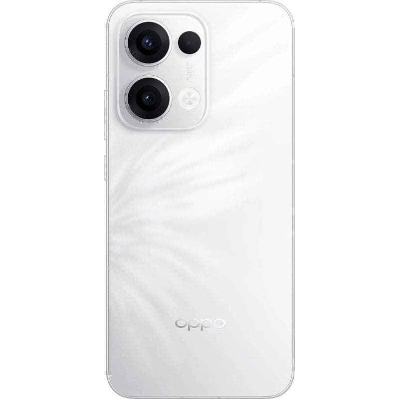Oppo Reno13 5G 12 Go/256 Go Blanc plume - Téléphone portable image arrière