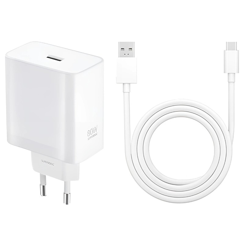 Oppo SuperVooc 80W + Cabo Tipo C - Carregador para Smartphone - Item
