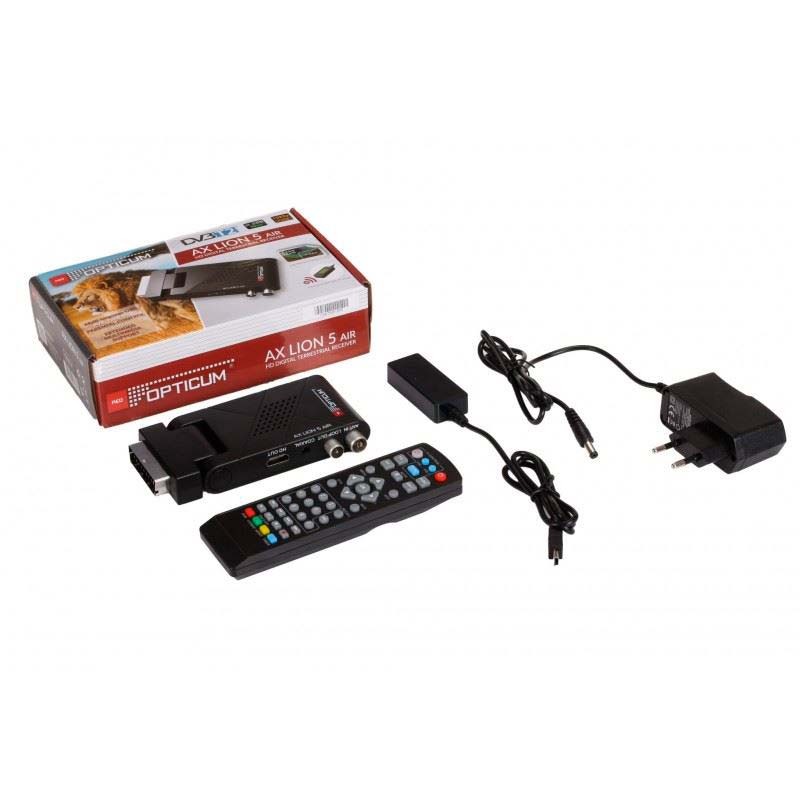 Receptor Dongle TDT-HD Opticum AX Lion 5 Air con Euroconector - Ítem6