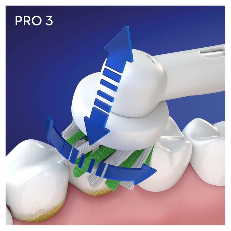 Braun Oral-B PRO 3 3500 Brosse à dents blanche avec étui - Ítem3