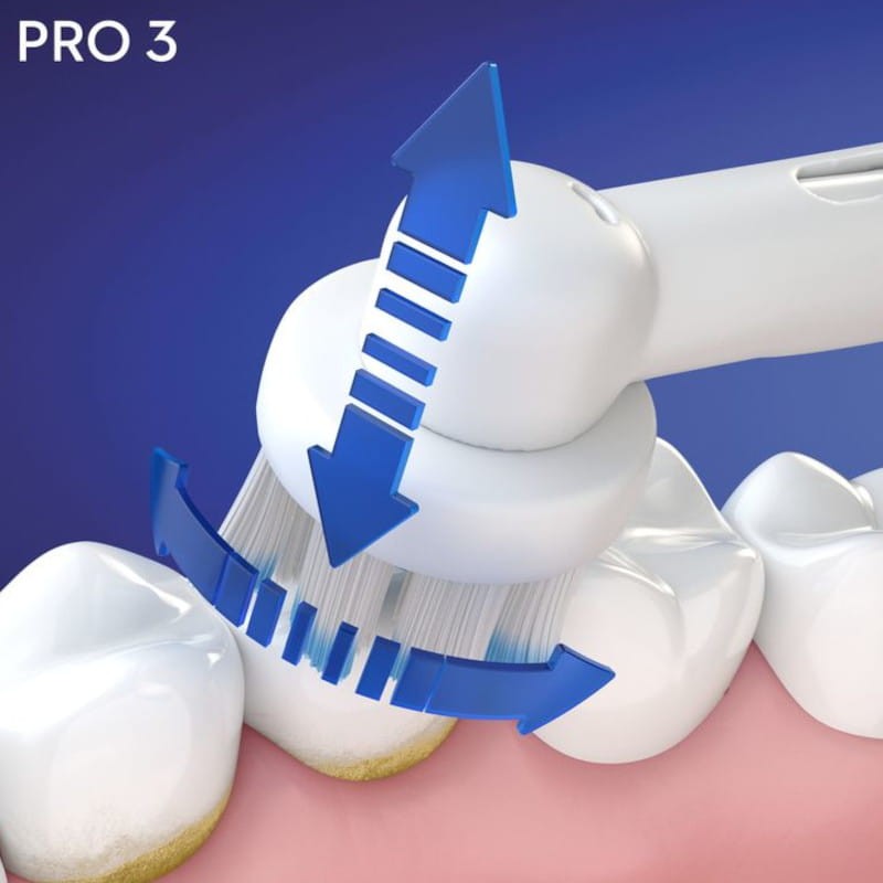 Brosse à Dents Électrique Oral-B Pro 3 3000 Noir - Class B Refurbished - Ítem2