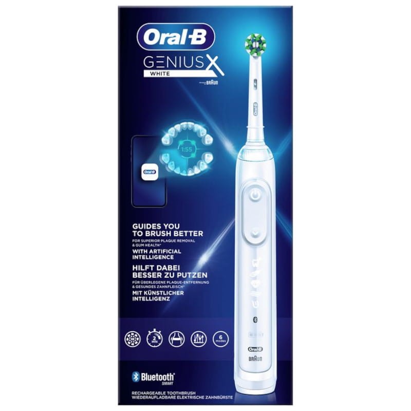 Cepillo de Dientes Eléctrico Oral-B Genius X Blanco - Ítem3