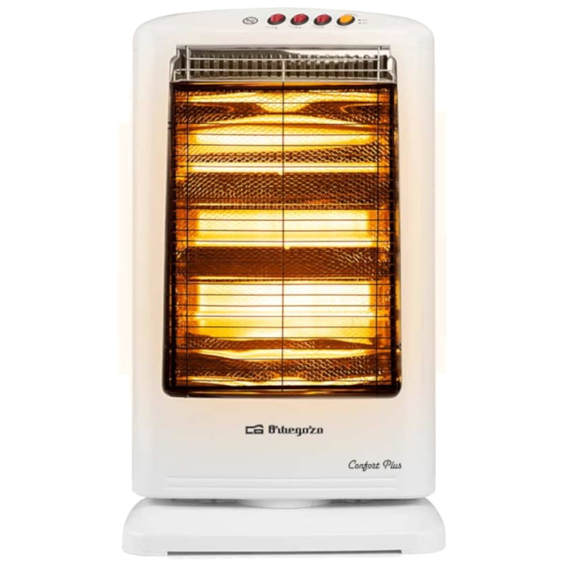 Orbegozo BP 0303 B Blanco - Calefactor Eléctrico de Halógeno - Ítem1