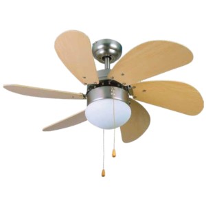 Orbegozo CP-15075 N 60W Clair Bois - Ventilateur de plafond