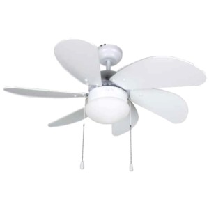 Ventilateur de Plafond Orbegozo CP-15076 N 50W 3 Vitesses Lumière LED Blanche