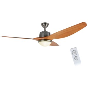 Orbegozo CP 96160 Télécommande LED 85 W Noyer clair - Ventilateur de plafond