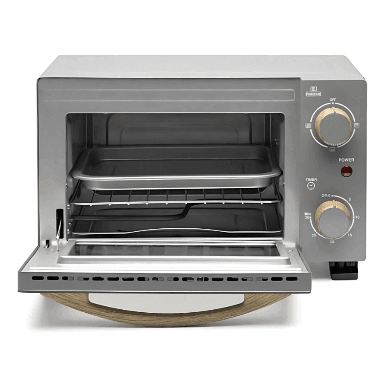 Horno Orbegozo HO 995 Gris con Puerta abatible con doble cristal templado