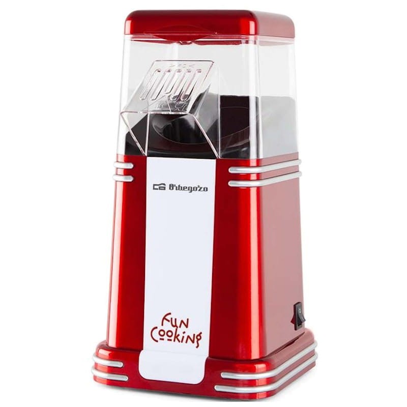 Orbegozo PA 4350 Machine à pop-corn vintage rouge/blanc - Ítem3