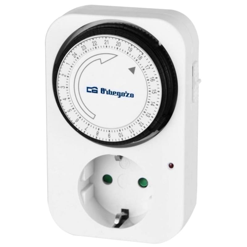 Programador de Enchufe Orbegozo PG 02 Potencia Máxima 3500W Blanco - Ítem