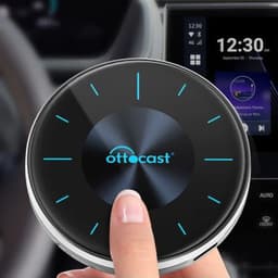 Controlo de Ottocast OttoAiBox P3 SIM 4G LTE Preto - Adaptador sem fios Apple Carplay e Android Auto