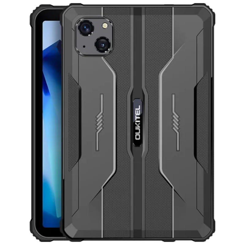 Custodia Per Oukitel RT3 PRO 8'' – Pelle PU Con Rotazione 360°, Rossa