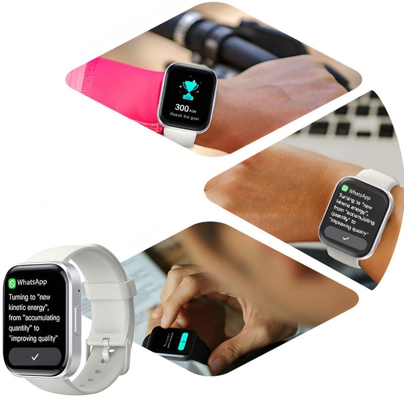 Oukitel BT103 1.91 Bluetooth 5.2 Argent Blanc - Montre connectée - Ítem3
