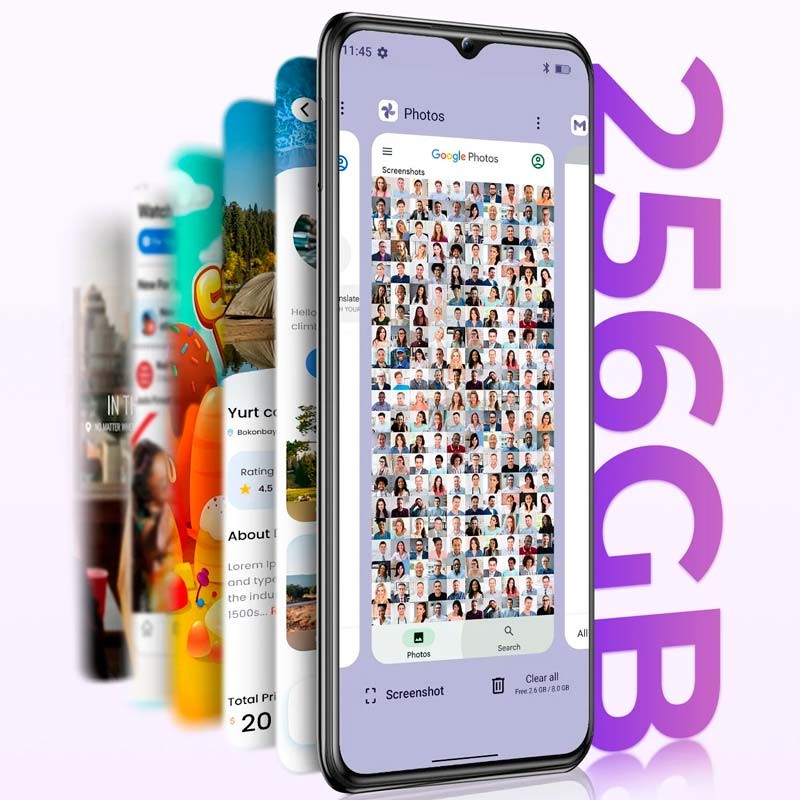 Téléphone portable Oukitel C37 6Go/256Go Violet - Ítem4