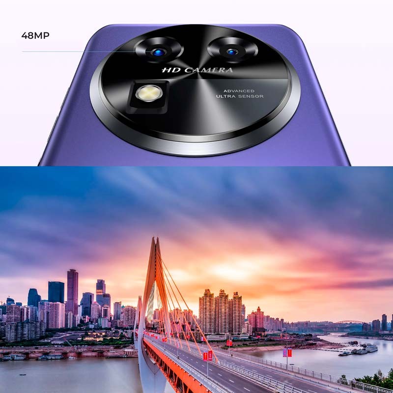 Téléphone portable Oukitel C37 6Go/256Go Violet - Ítem5