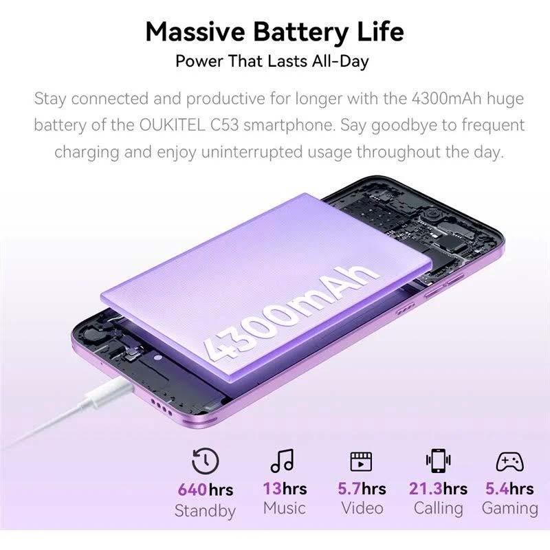 Oukitel C53 4GB/64GB Verde - Telemóvel - Item5