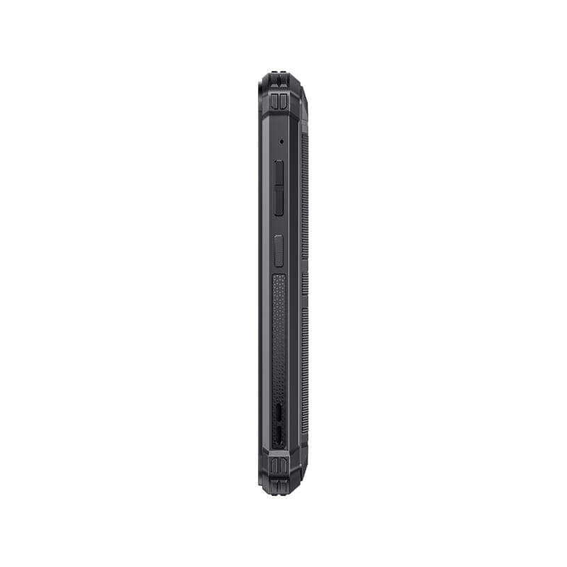Flanc latéral de la tablette robuste Oukitel RT7 Titan 10,1 Bleu avec coque renforcée, boutons latéraux, grille de haut‑parleur et port protégé