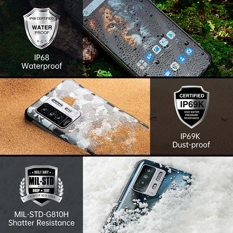 Teléfono móvil Oukitel WP27 12GB/256GB Camuflaje - Ítem5