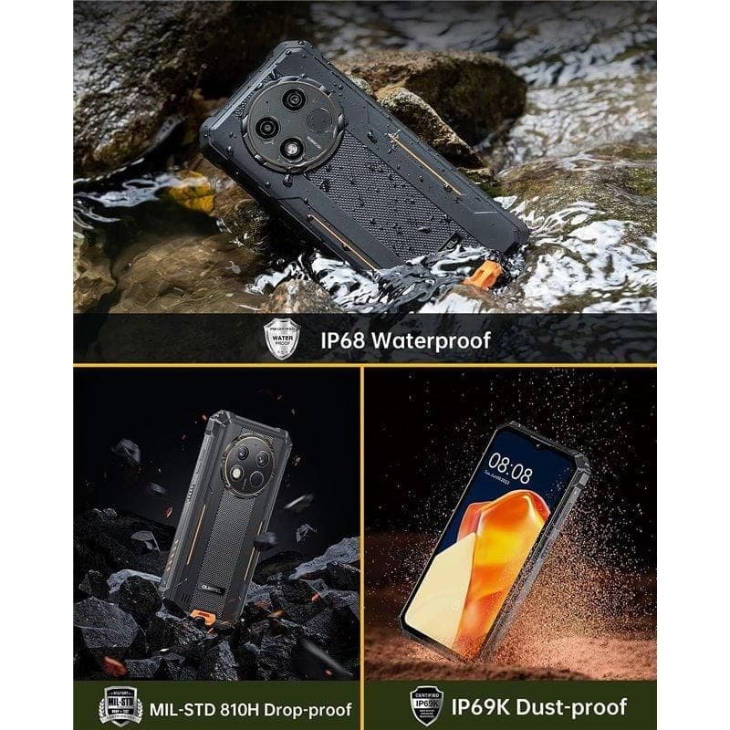 Oukitel WP28E 4GB/64GB à prova de água Preto - Telemóvel