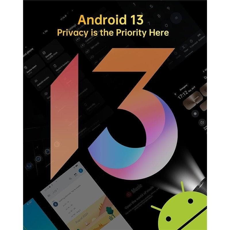 Androdid 13 Oukitel WP28E 4GB/64GB Preto - Telemóvel
