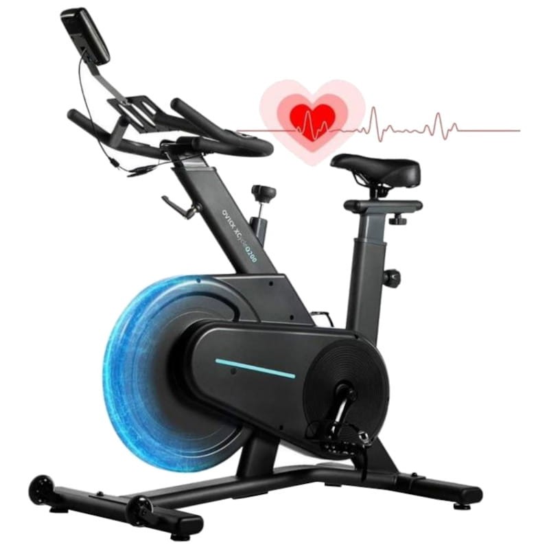 Bicicleta Estática Magnética Spinning OVICX Q200C Preto - Item2