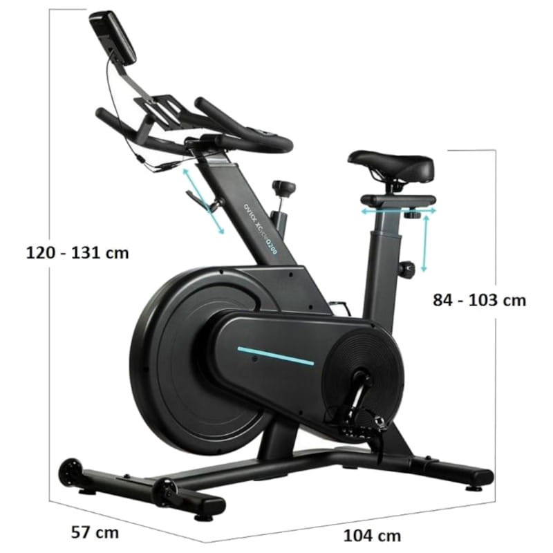 Vélo d'Exercise Magnétique Spinning OVICX Q200C Noir - Ítem3