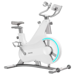 Bicicleta Estática Spinning OVICX Q210B Bluetooth APP Branco