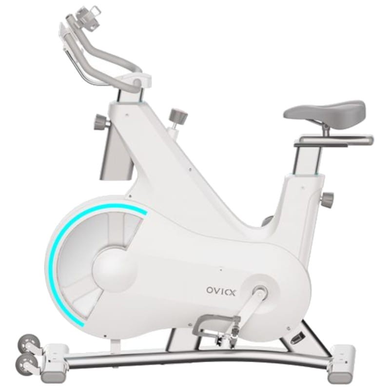 Bicicleta Estática Spinning OVICX Q210B Bluetooth APP Branco - Item1