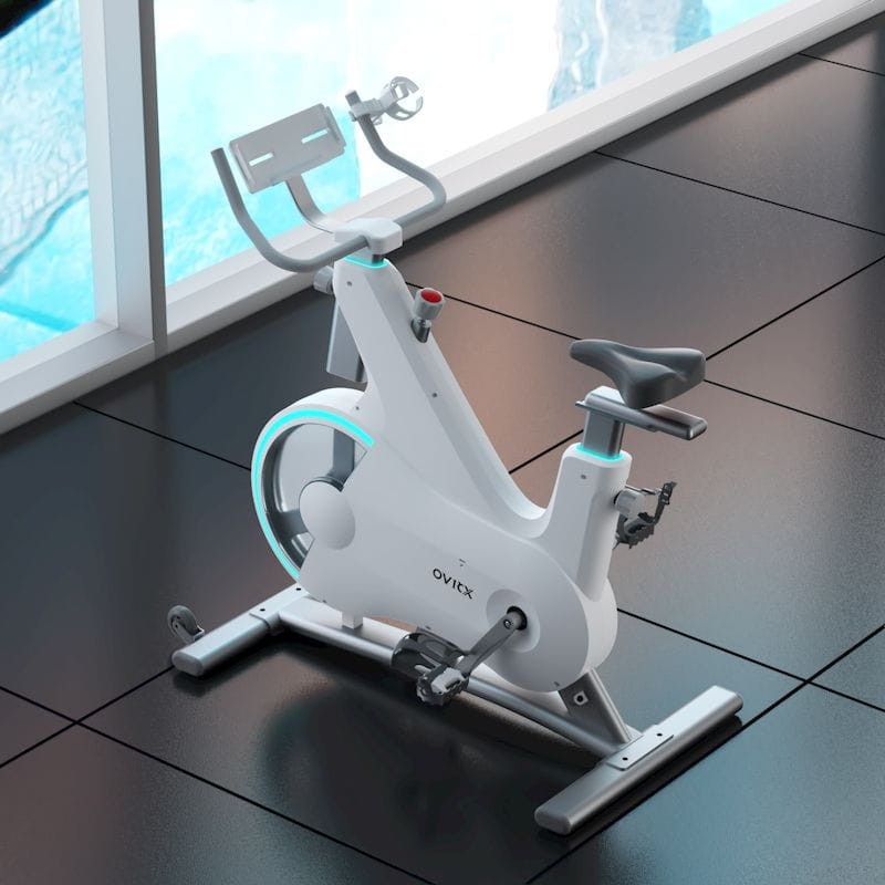 Bicicleta Estática Spinning OVICX Q210B Bluetooth APP Branco - Item9