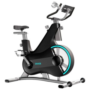 Bicicleta Estática Spinning OVICX Q210B Bluetooth APP Preto