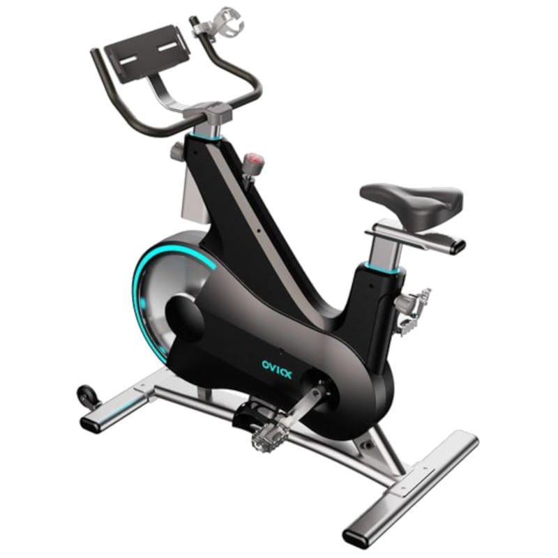 Bicicleta Estática Spinning OVICX Q210B Bluetooth APP Preto - Item1
