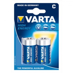 Pack 2x Batteries Varta C Long Life Power LR14