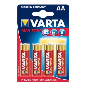 Pack 4x Pilhas Varta AA Long Life Max Power LR06