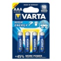 Pack 4x Batteries Varta AAA Long Life Power LR03 - Item