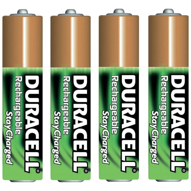 Pack 4x AAA Recarregável Duracell 850 mAh HR03-A - Item1