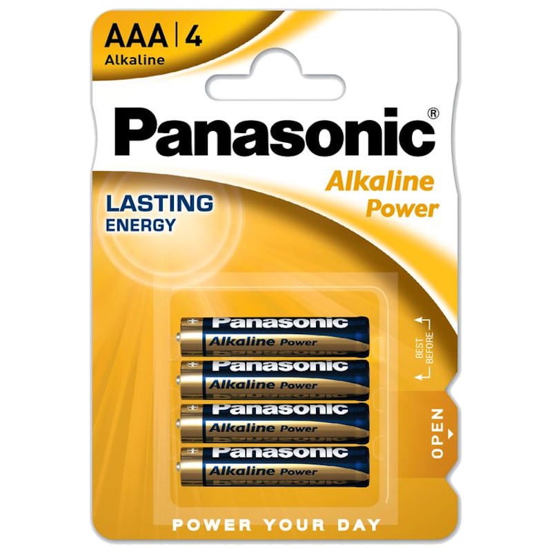 Pilas AAA Panasonic LR03APB Pack 4 pilas