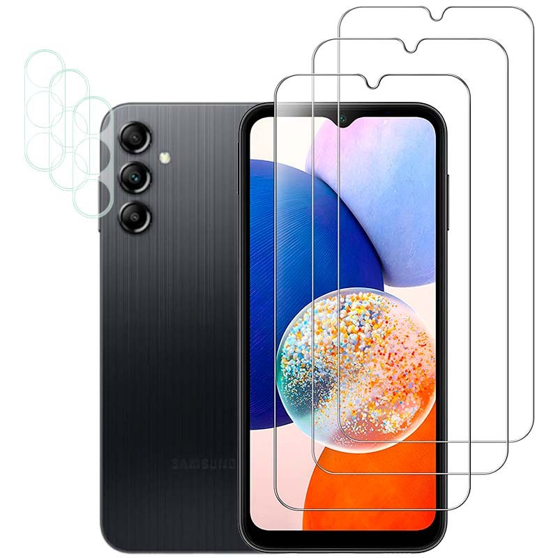 Coque de téléphone pour Galaxy A14 5G avec protecteur d'écran