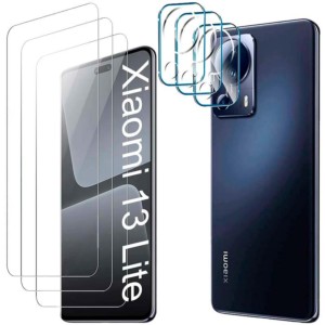 Pack de Acessórios Xiaomi 13 Lite com 3 Película de ecrã + 3 Película de vidro para câmara