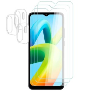 Pack d'accessoires Xiaomi Redmi A1 / A1+ / A2 / A2+ avec 3 Protection d'écran + 3 Film protection caméra