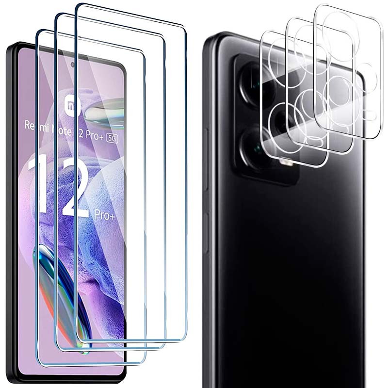 Protection d'écran Xiaomi Redmi Note 12 Pro Plus en verre trempé full size