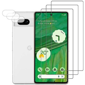 Pack de Accesorios Google Pixel 7A con 3 Protectores de pantalla + 3  Protectores de cámara