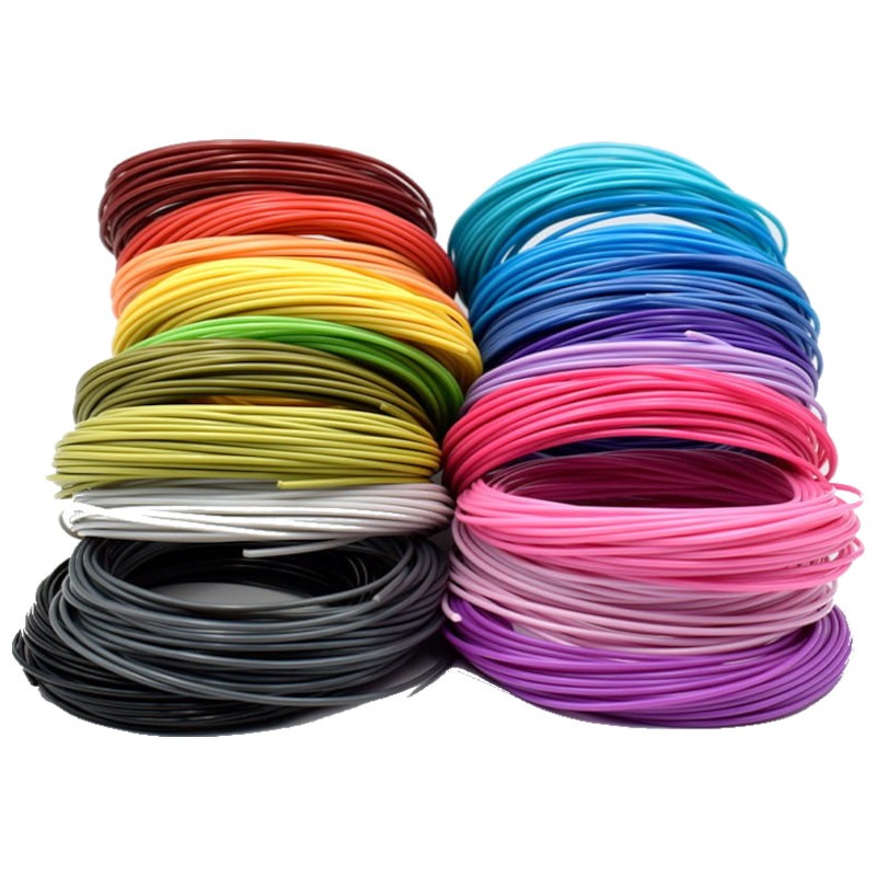 Pack Filamento PLA Bolígrafo 3D 1.75mm 10m x 20 Unidades Diferentes Colores - Ítem