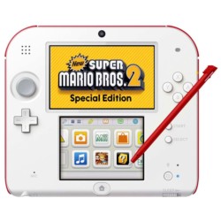 Pack Nintendo 2DS Branca/Vermelho + New Super Mario Bros 2 - Item1