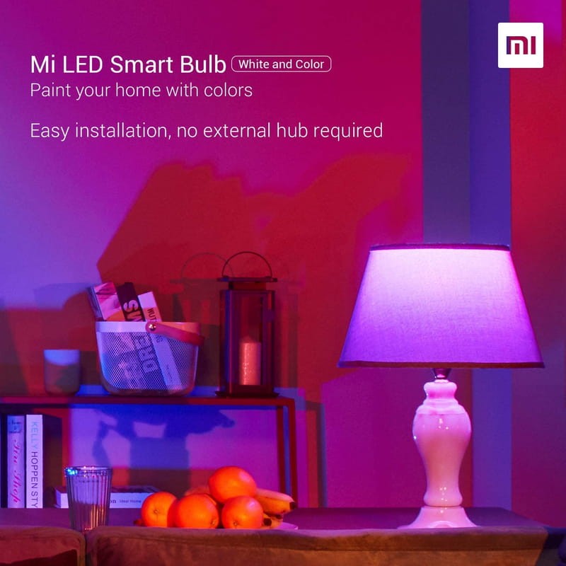 Pack x2 Lâmpada Inteligente Xiaomi Mi LED Smart Bulb RGB - Item4