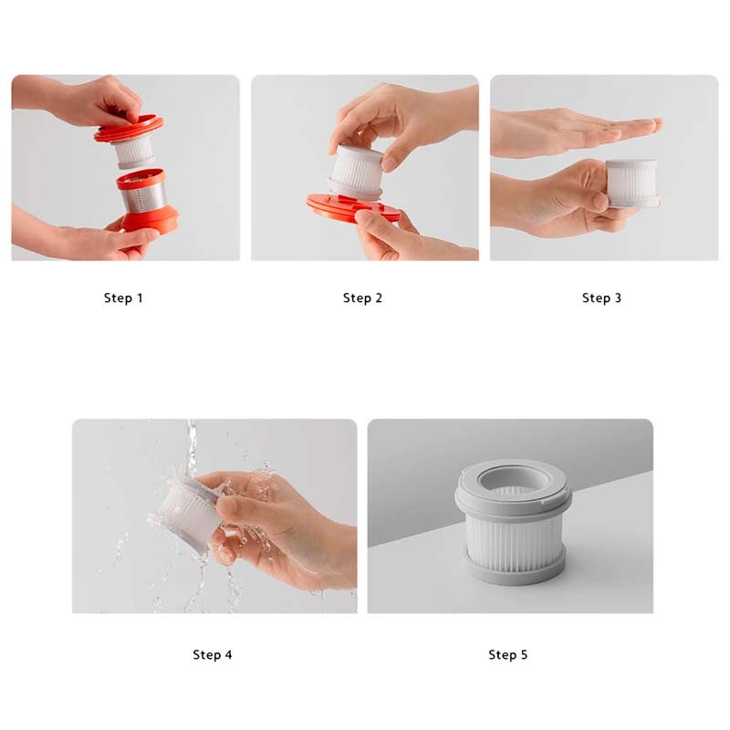 Pack x2 Filtros Xiaomi Dust Mite Vacuum Cleaner - Ítem5