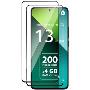 Pack x2 Protecteur d'écran en verre trempé Xiaomi Redmi Note 13 Pro 5G / Poco X6 5G Full Screen 3D