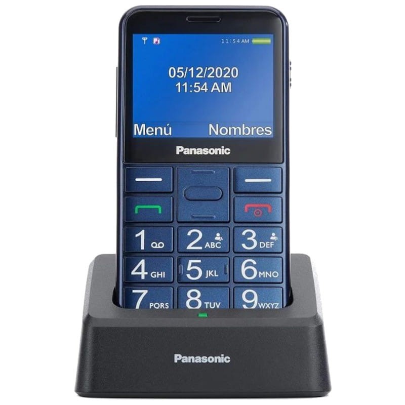 Panasonic KX-TU155EXCN Azul - Teléfono Móvil para Personas Mayores - Ítem