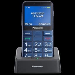 Panasonic KX-TU155EXCN Bleu - Téléphone portable pour seniors