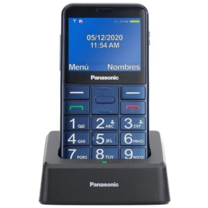 Panasonic KX-TU155EXCN Bleu - Téléphone portable pour seniors