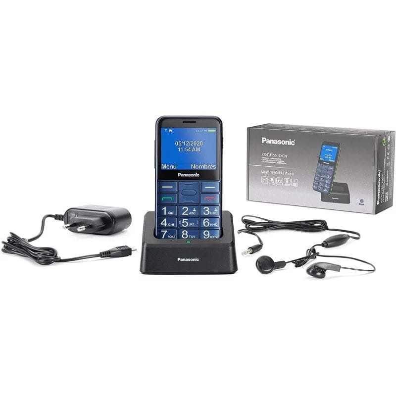 Panasonic KX-TU155EXCN Azul - Teléfono Móvil para Personas Mayores - Ítem3