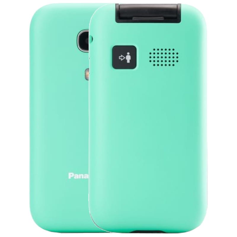 Panasonic KX-TU400EXC Turquesa - Teléfono Móvil para Personas Mayores - Ítem